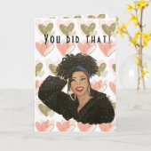 お前がやったぞ！おめでとうのカード カード (黄色い花)