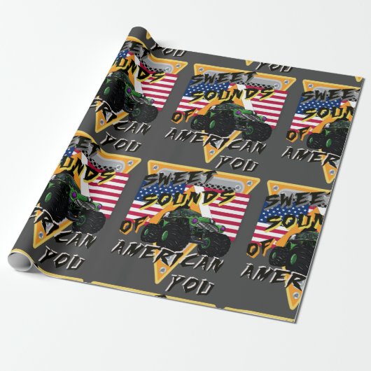お前がアメリカ人に向かって泥を掘る怪物 ラッピングペーパー (アンロールド)