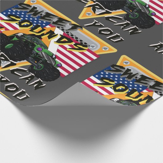 お前がアメリカ人に向かって泥を掘る怪物 ラッピングペーパー (角)