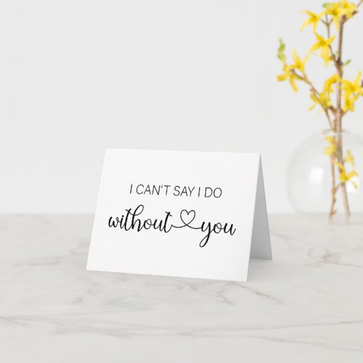 お前がカードを折らなきゃ駄目だ カード (黄色い花)