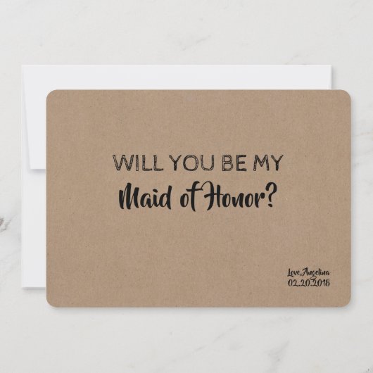 お前が何の花嫁の申しおもしろい出に入ったか 招待状 (裏面)