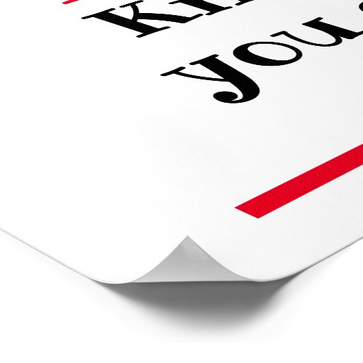 お前が信じよ |わかっユーモアのあるた ポスター (角)