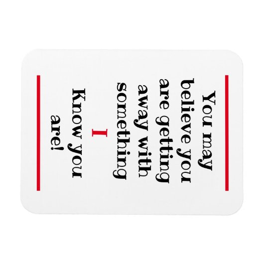 お前が信じよ |マグネットユーモアのあるを知る マグネット (横)