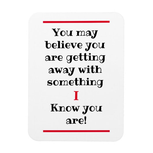 お前が信じよ |マグネットユーモアのあるを知る マグネット (縦)