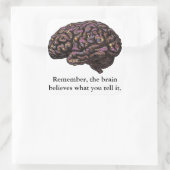 お前が信じ言う事の脳は スクエアシール (バッグ)