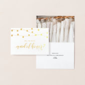 お前が俺のメイド・オブ・オーナー(花嫁付き添い人)ぶら下がったの光か 箔カード (ディスプレー)