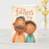 お前が俺の父の日札を作った カード (黄色い花)