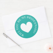 お前が俺の花嫁の依頼シールやってくれるか? ラウンドシール (封筒)