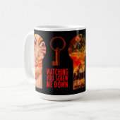 お前が俺をねじ伏せるのを見て コーヒーマグカップ (正面左)