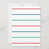 お前が入った?ブラック文字トラックボーイバースデーパーティー 招待状 (裏面)