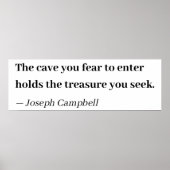 お前が入るのを恐れる洞窟が宝を握っている ポスター (正面)