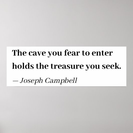 お前が入るのを恐れる洞窟が宝を握っている ポスター (正面)