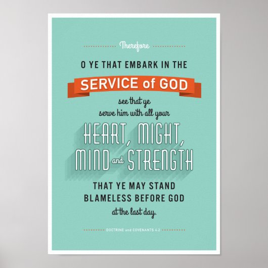 お前が出て行け。LDSプリントのポスター紙。 ポスター (正面)