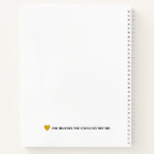 お前が卒業した時に娘に ノートブック (裏面)