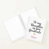 お前が卒業した時に娘に ノートブック (内部)