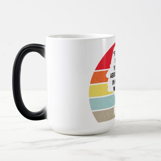 お前が取り組んでる気にものを モーフィングマグカップ (左)