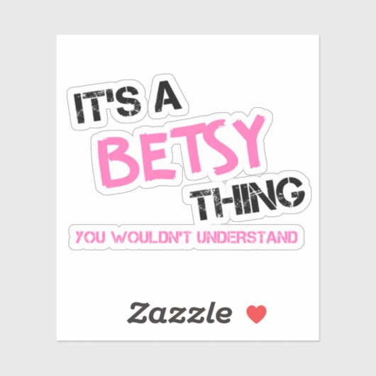 お前が名前を理解できないのはベティ シール (シート)