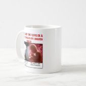 お前が国に住んでいるのは走愚人だ コーヒーマグカップ (正面左)