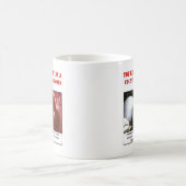 お前が国に住んでいるのは走愚人だ コーヒーマグカップ (中央)