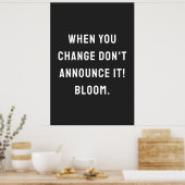 お前が変わったら告知するな！開花。 ポスター (キッチン)