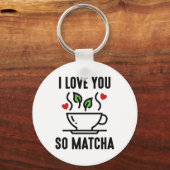 お前が好きだから抹茶だ キーホルダー (正面)