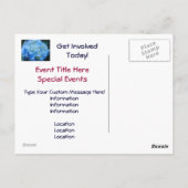 お前が必要だ!今日ははがきを取り込む!学校 ポストカード (裏面)