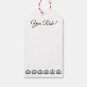 「お前が支配する！」 ギフトタグ (正面)