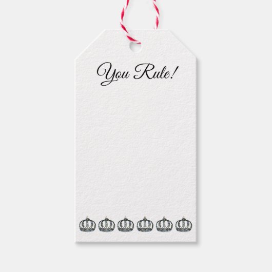 「お前が支配する！」 ギフトタグ (正面)