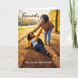 お前が救済秋した時に友だちを出す カード