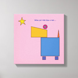 お前が星を望むなら…ミケーレ・モーセによる キャンバスプリント