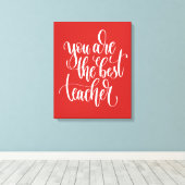 お前が最高の先生だ キャンバスプリント (インサイチュ (ウッドフロア))