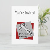 お前が次だ チョークの輪郭 招待状 (スタンド正面)