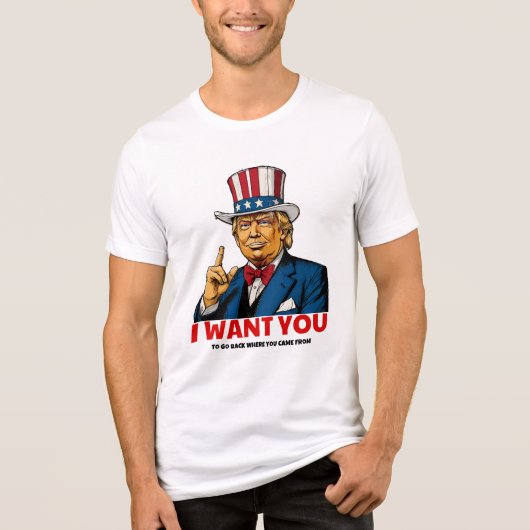 お前が欲しい：お前の元の場所に戻来る トライブレンドＴシャツ (正面)