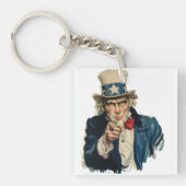 お前が欲しい | アメリカ愛国的クラシック姿 キーホルダー (正面)