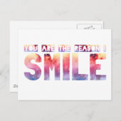 お前が理由だスマイル ポストカード (正面/裏面)