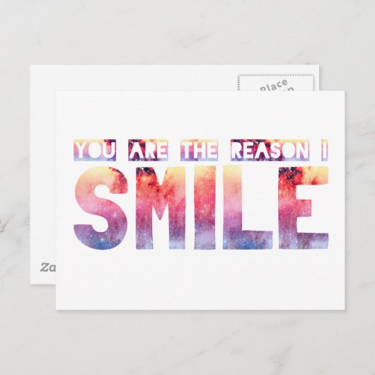 お前が理由だスマイル ポストカード (正面/裏面)