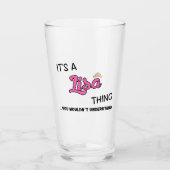 お前が理解できないのはリサだ タンブラーグラス (正面)