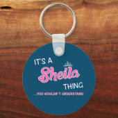 お前が理解できないのは恥ずかしいことだ キーホルダー (正面)