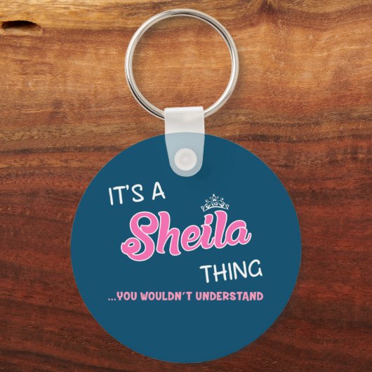 お前が理解できないのは恥ずかしいことだ キーホルダー (正面)