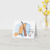 お前が生き生きとし来た曲 カード (黄色い花)