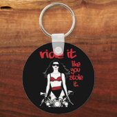 お前が盗んだように乗れ キーホルダー (正面)