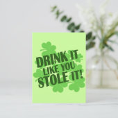 お前が盗んだように飲む ポストカード (スタンド正面)