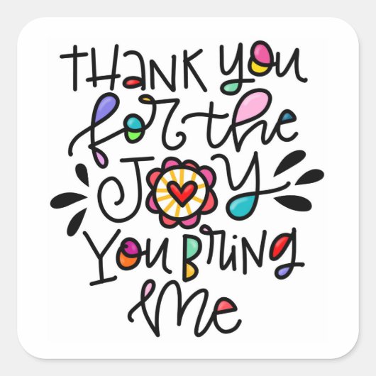 お前が私にもたらす喜び スクエアシール (正面)