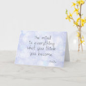 お前が考え何か カード (黄色い花)