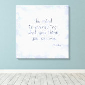 お前が考え何か キャンバスプリント (インサイチュ (ウッドフロア))