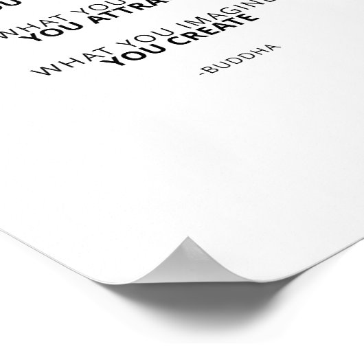 お前が考え何になるんだ仏引用文 ポスター (角)