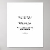 お前が考え何になるんだ仏引用文 ポスター (正面)