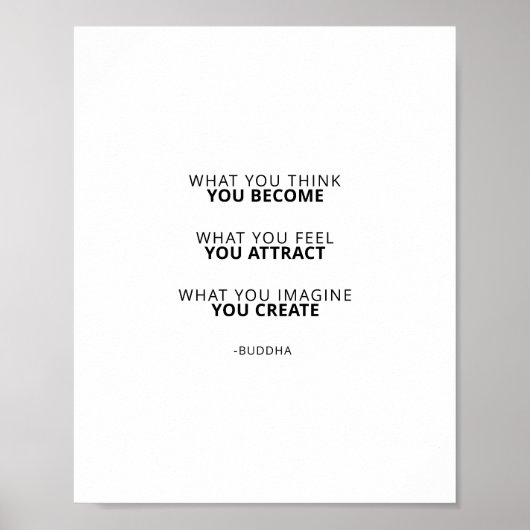 お前が考え何になるんだ仏引用文 ポスター (正面)