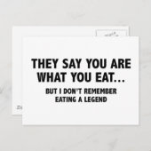 お前が自分だと言食べう... ポストカード (正面/裏面)