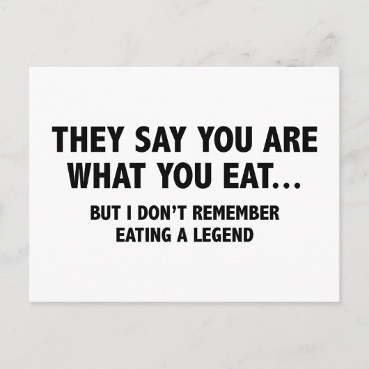 お前が自分だと言食べう... ポストカード (正面)